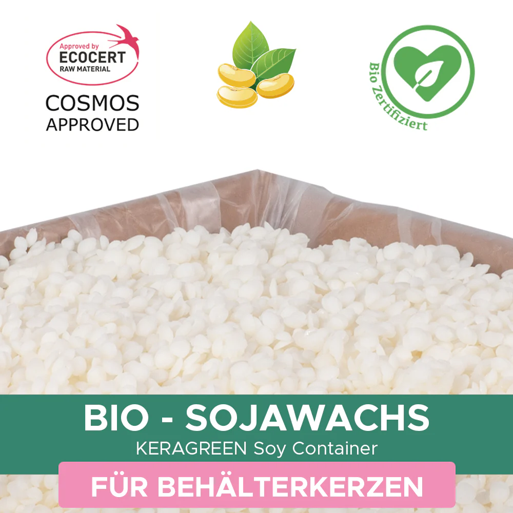 Bio-Sojawachs für Behälterkerzen 'Keragreen Soy Container' - Image 3