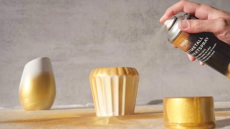 Blattmetall Effektspray Gold - Image 3