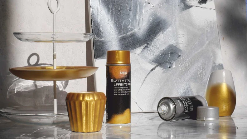 Blattmetall Effektspray Silber - Image 3