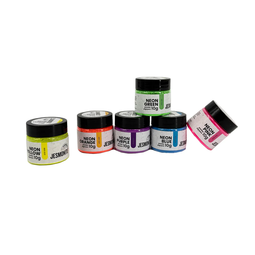 Jesmonite Pigmentpulver: 6x10g Neon Color Set - Image 2