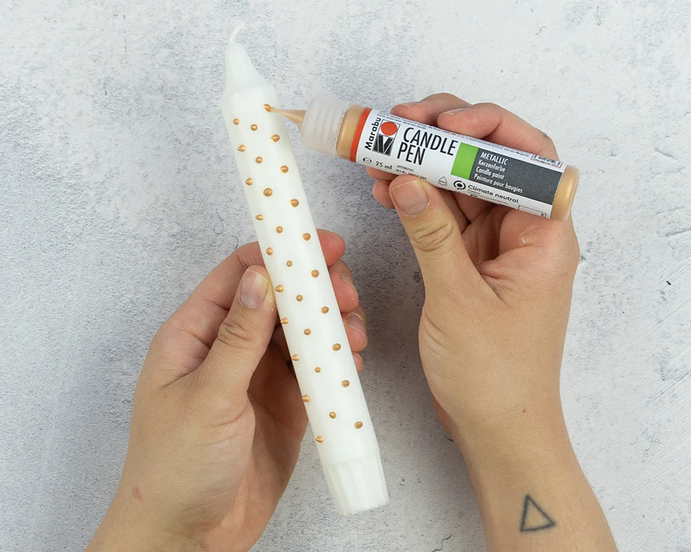 Marabu Candle Pen: Hellblau - Image 4