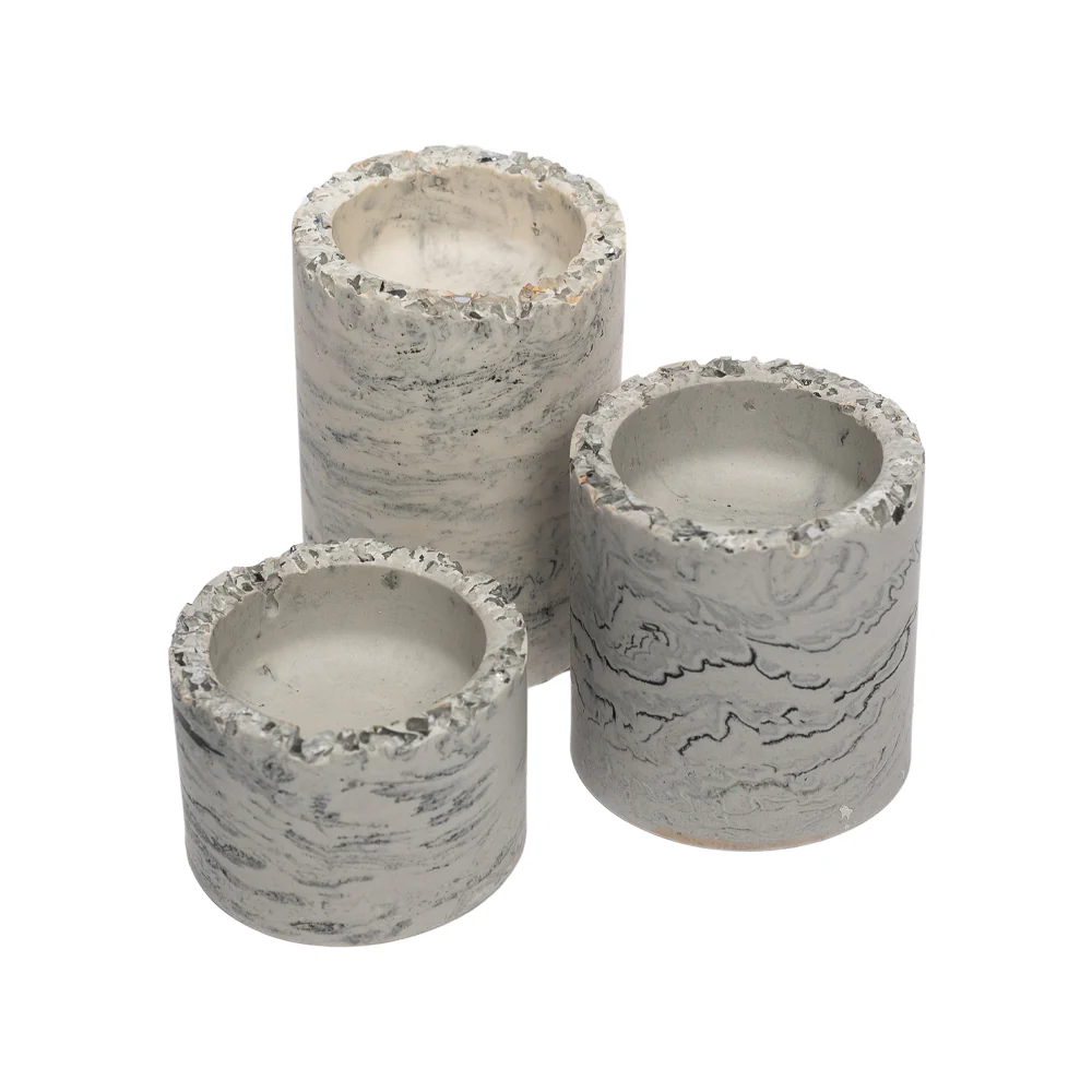 Silikonform Set: Zylinderförmige Teelichthalter - Image 3